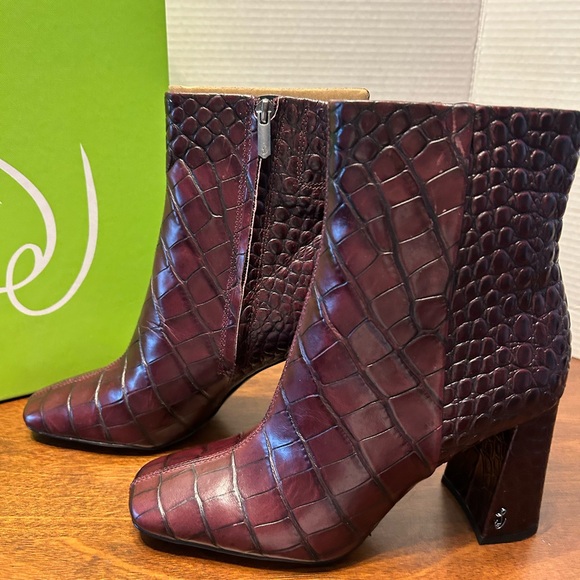 Sam Edelmam Codie Square Toe bootie / shoes US Size 7 1/2 M - Picture 16 of 16
